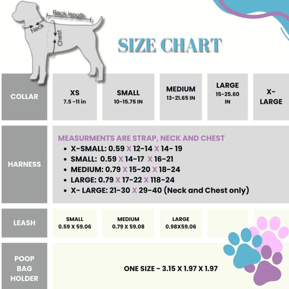 NEW Purple Pet Harness Set | XS–XL | Fast 24-Hour Shipping | Jazzy Pet Paws - Picture 2 of 10